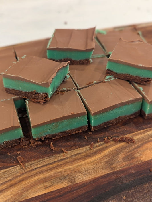 Choc Mint Slice