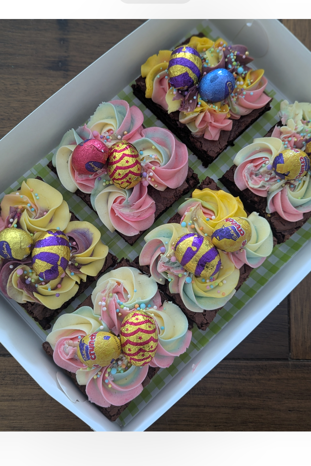 Loaded Easter Brownies - 6 Pack $20.00