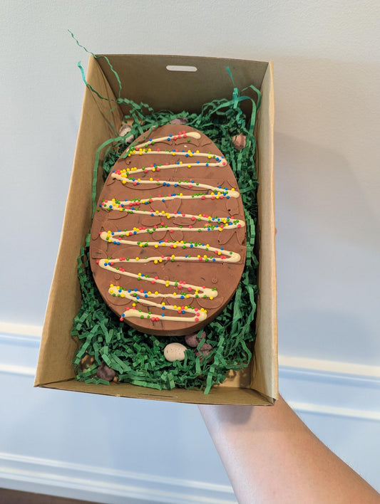 Giant Rocky Road Egg $30.00