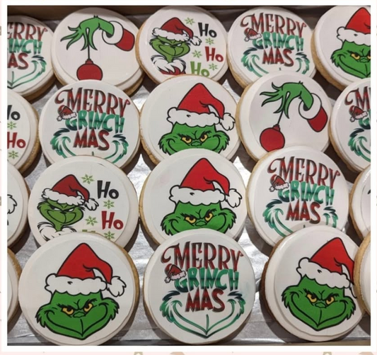 Grinch Picture Cookies